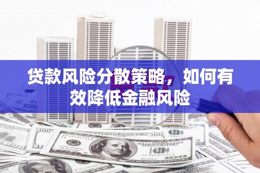 田寮贷款风险分散策略，如何有效降低金融风险