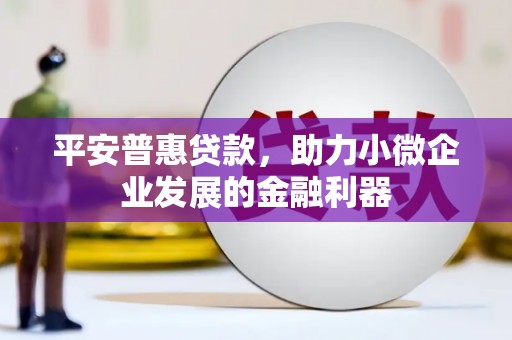 田寮平安普惠贷款，助力小微企业发展的金融利器