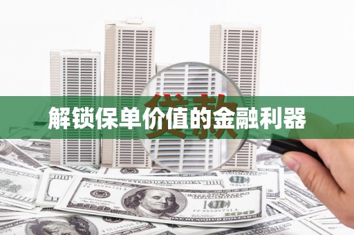 田寮解锁保单价值的金融利器