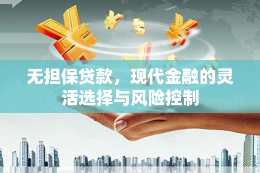 田寮无担保贷款，现代金融的灵活选择与风险控制