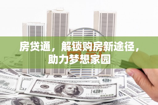 田寮房贷通，解锁购房新途径，助力梦想家园