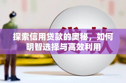 田寮探索信用贷款的奥秘，如何明智选择与高效利用