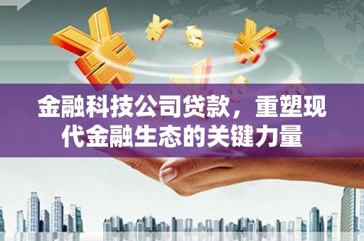 田寮金融科技公司贷款，重塑现代金融生态的关键力量