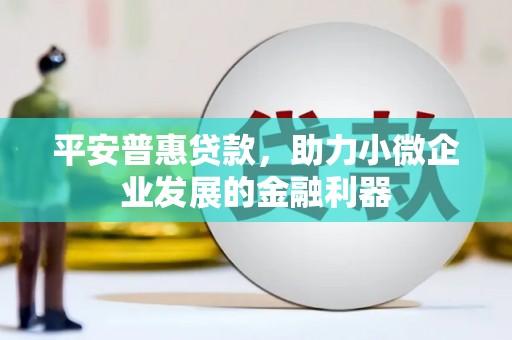 田寮平安普惠贷款，助力小微企业发展的金融利器
